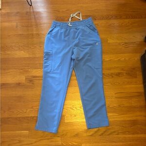 Figs scrub pants in Sky Blue VGUC